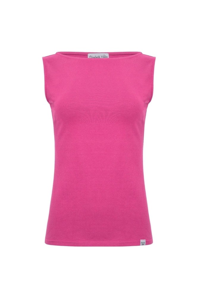 LÉA bez rękawków Fuchsia Rose przód.jpg