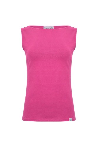 LÉA bez rękawków Fuchsia Rose przód.jpg