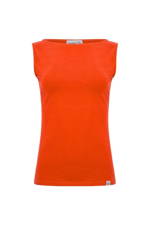 LÉA bez rękawków Mandarin Red przód.jpg