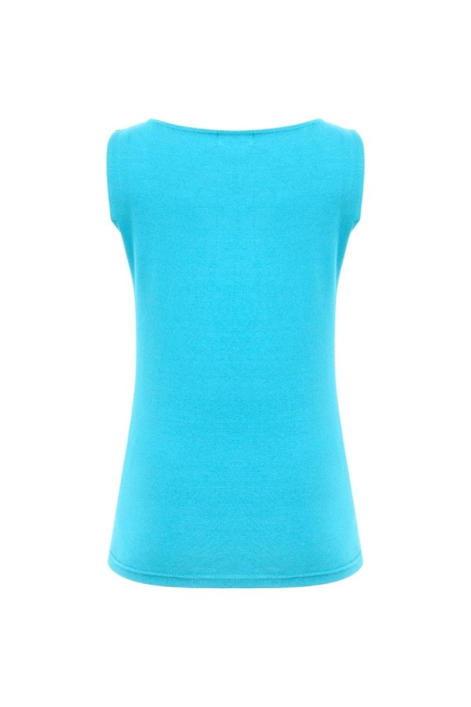 LÉA bez rękawków Cyan Blue tył.jpg