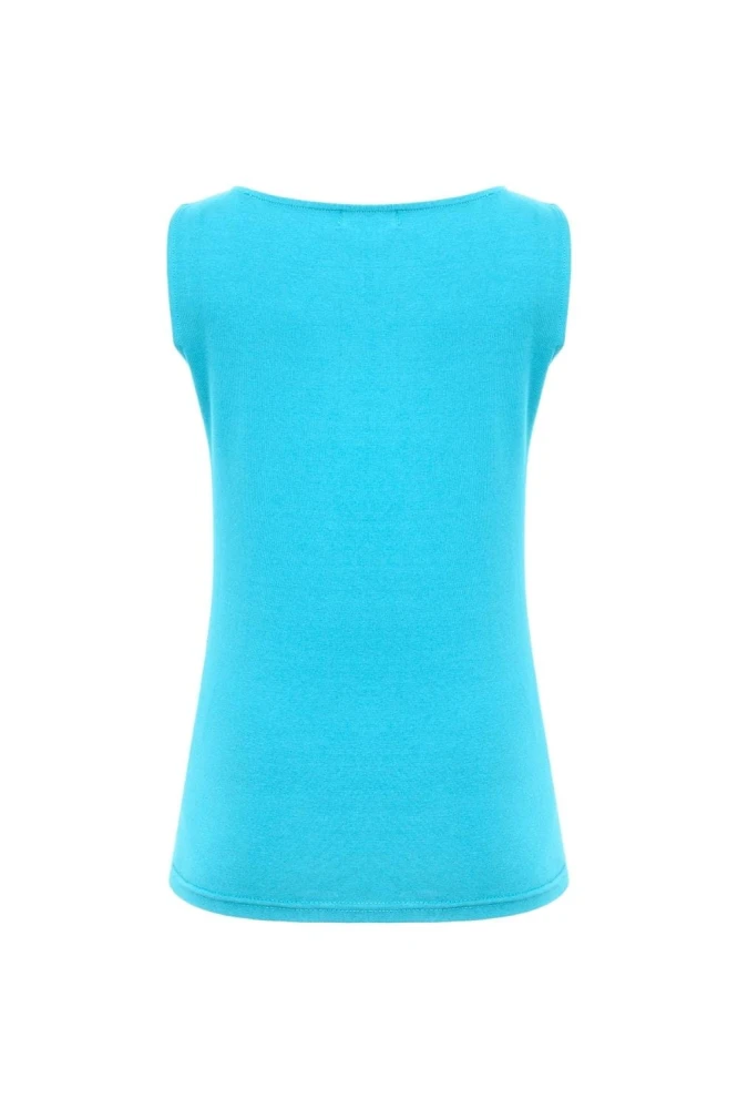 LÉA bez rękawków Cyan Blue tył.jpg
