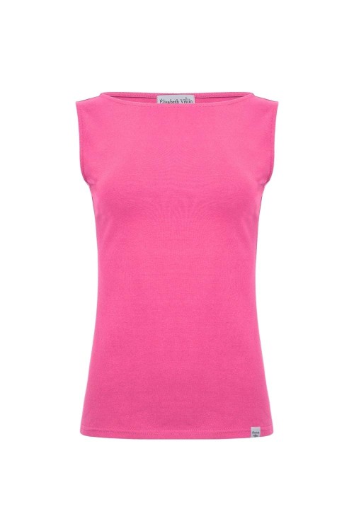 LÉA bez rękawków Shocking Pink przód.jpg