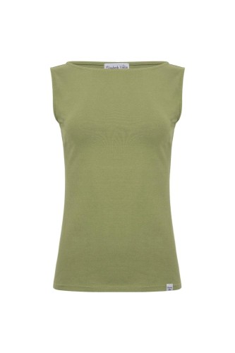 LÉA bez rękawków Oil Green przód.jpg