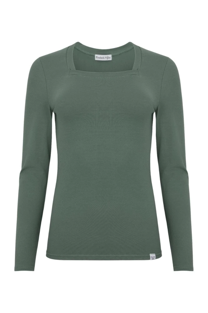 ERICA z długimi rękawami Balsam Green przód.jpg
