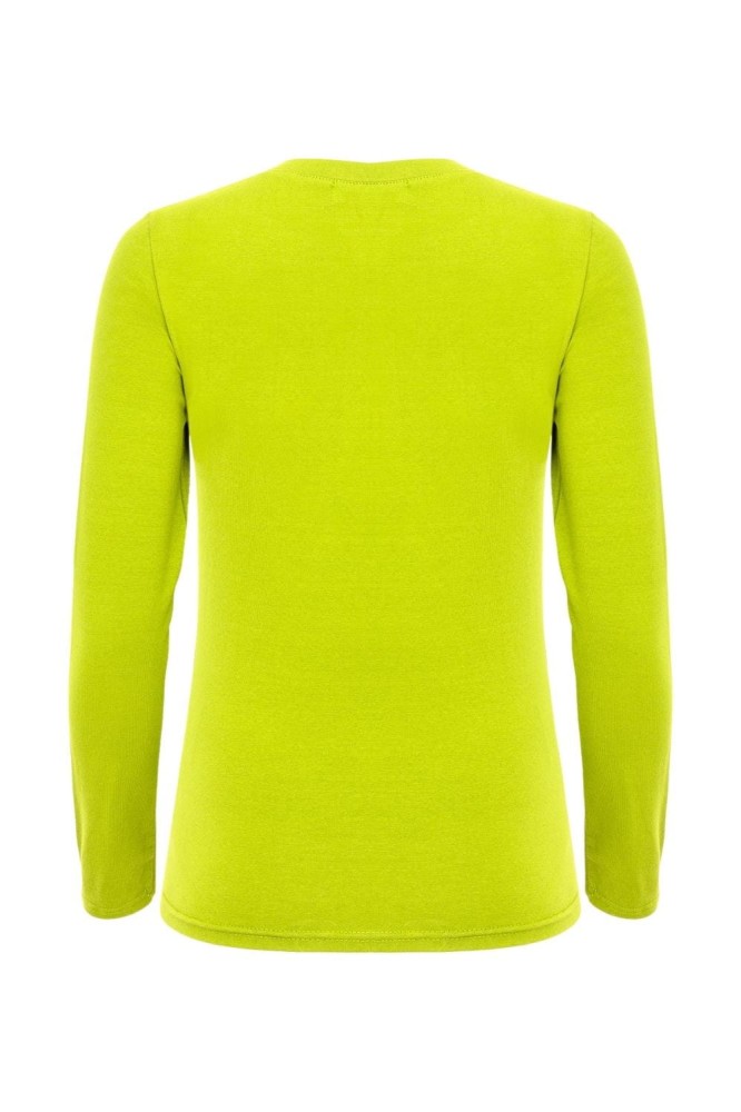 ERICA z długimi rękawami Bright Chartreuse tył.jpg