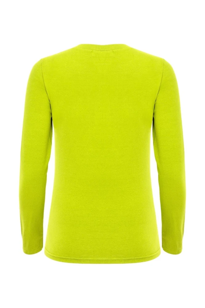 ERICA z długimi rękawami Bright Chartreuse tył.jpg