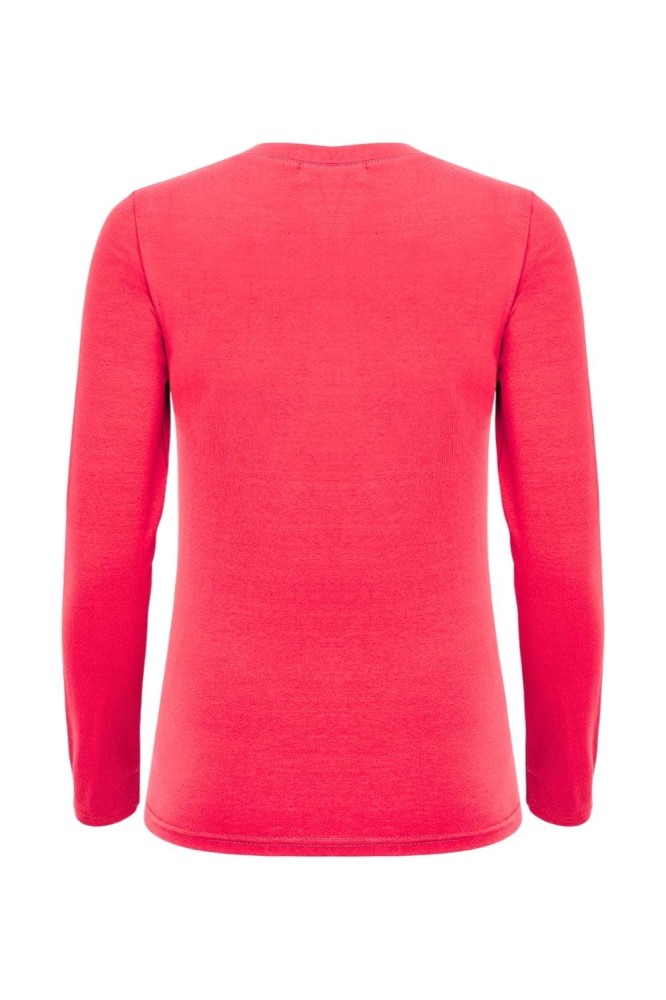 ERICA z długimi rękawami Rouge Red tył.jpg