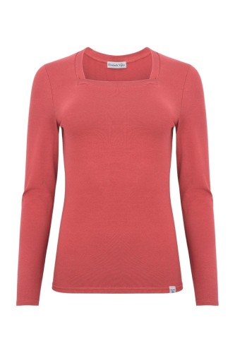 ERICA z długimi rękawami Garnet Rose przód.jpg