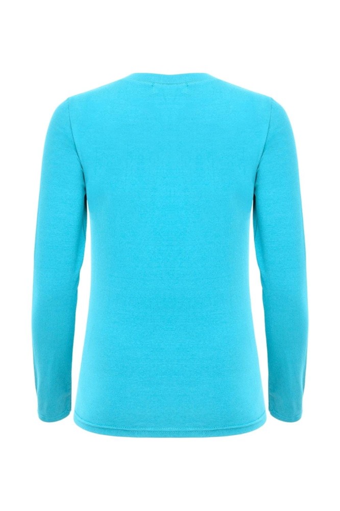 ERICA z długimi rękawami Cyan Blue tył.jpg