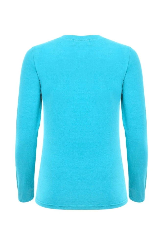 ERICA z długimi rękawami Cyan Blue tył.jpg