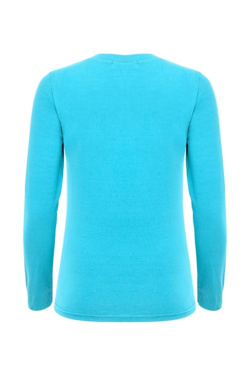 ERICA z długimi rękawami Cyan Blue tył.jpg