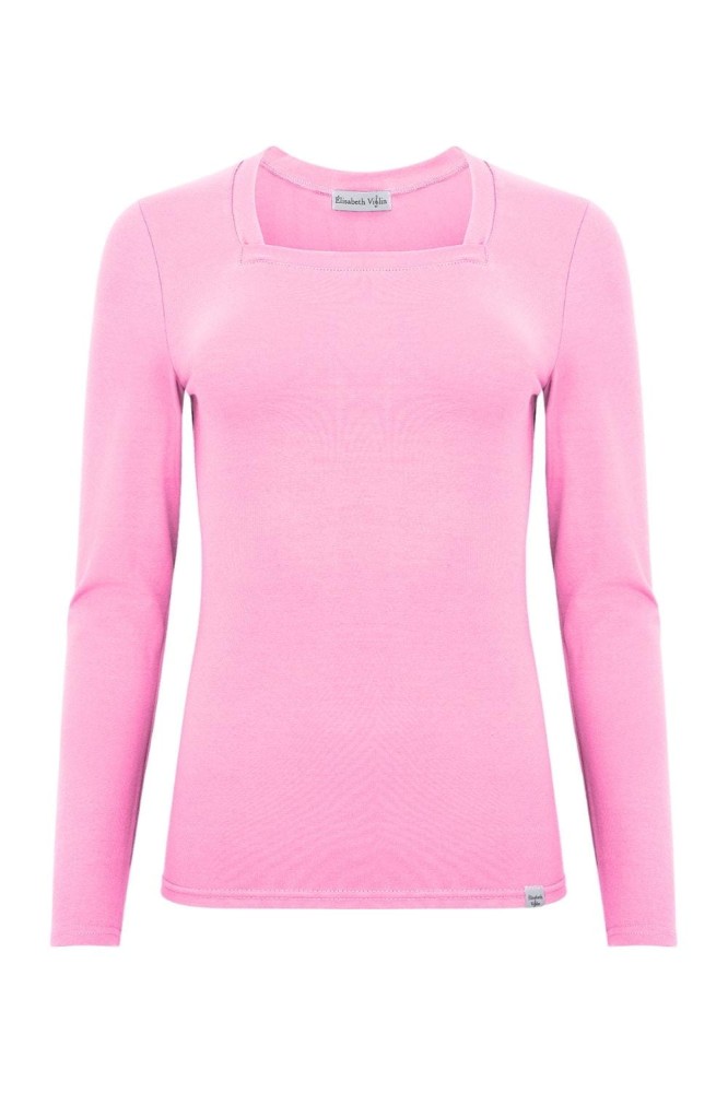 ERICA z długimi rękawami Sea Pink przód.jpg