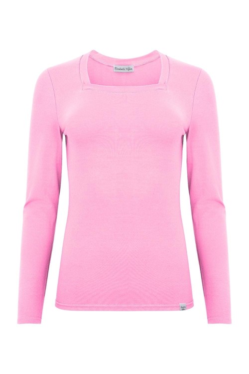 ERICA z długimi rękawami Sea Pink przód.jpg