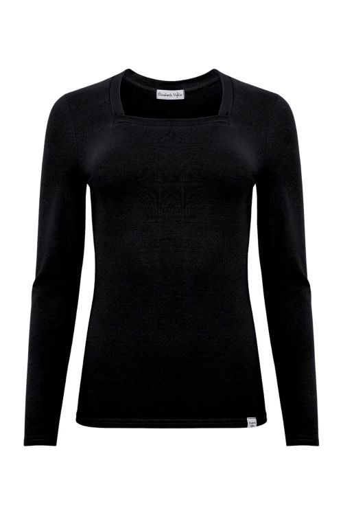 ERICA z długimi rękawami Black przód.jpg