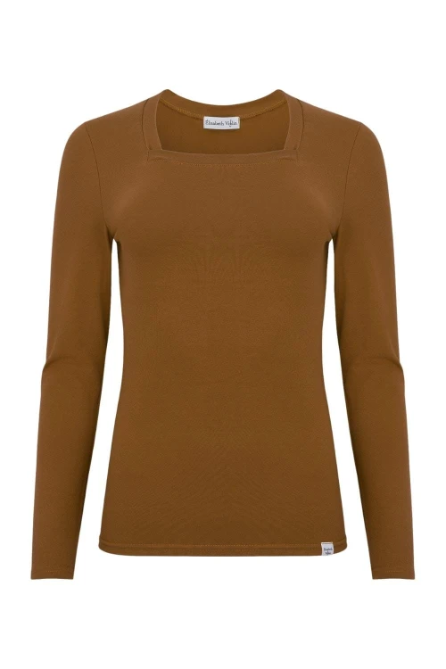 ERICA z długimi rękawami Toffee przód.jpg