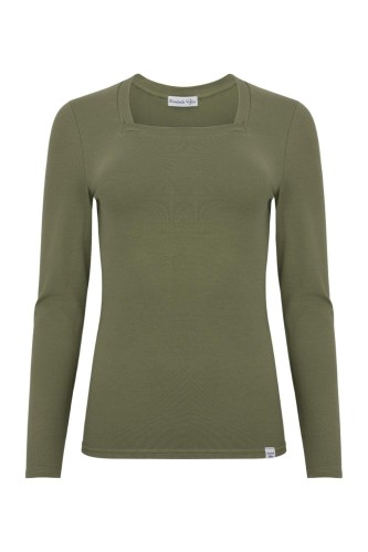 ERICA z długimi rękawami Dusty Olive przód.jpg