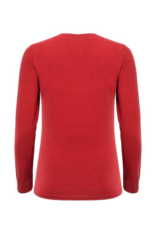 ERICA z długimi rękawami Ribbon Red tył.jpg