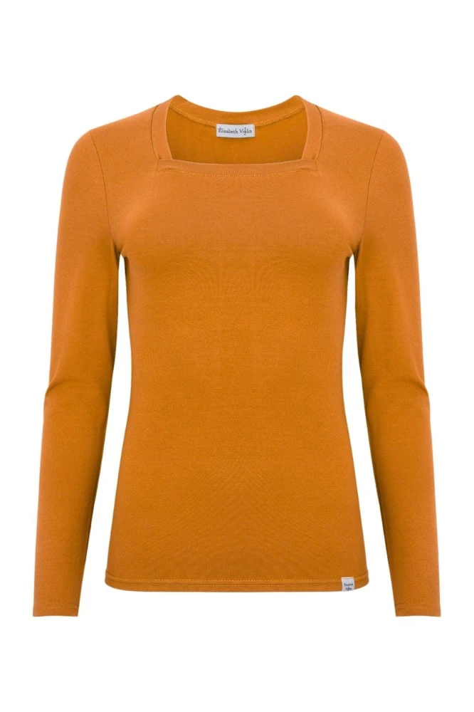ERICA z długimi rękawami Golden Ochre przód.jpg