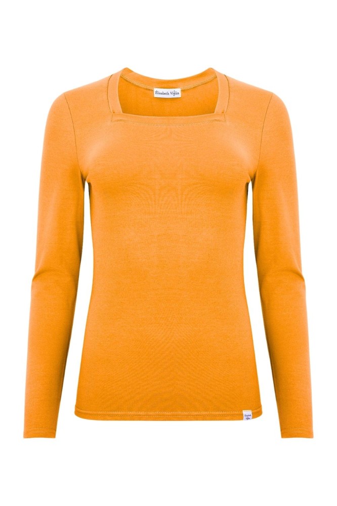 ERICA z długimi rękawami Blazing Orange przód.jpg