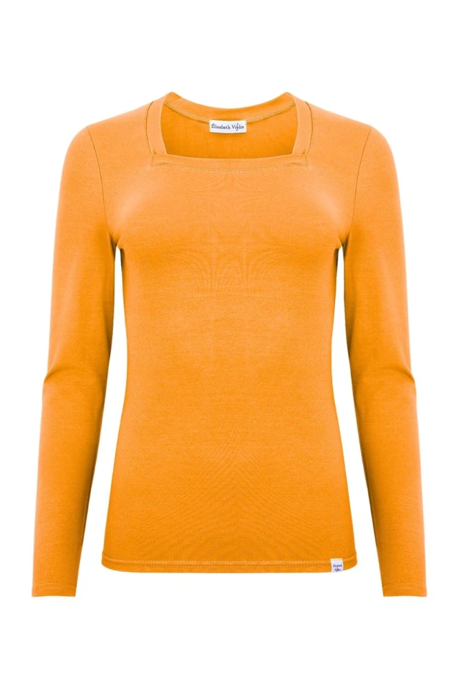ERICA z długimi rękawami Blazing Orange przód.jpg