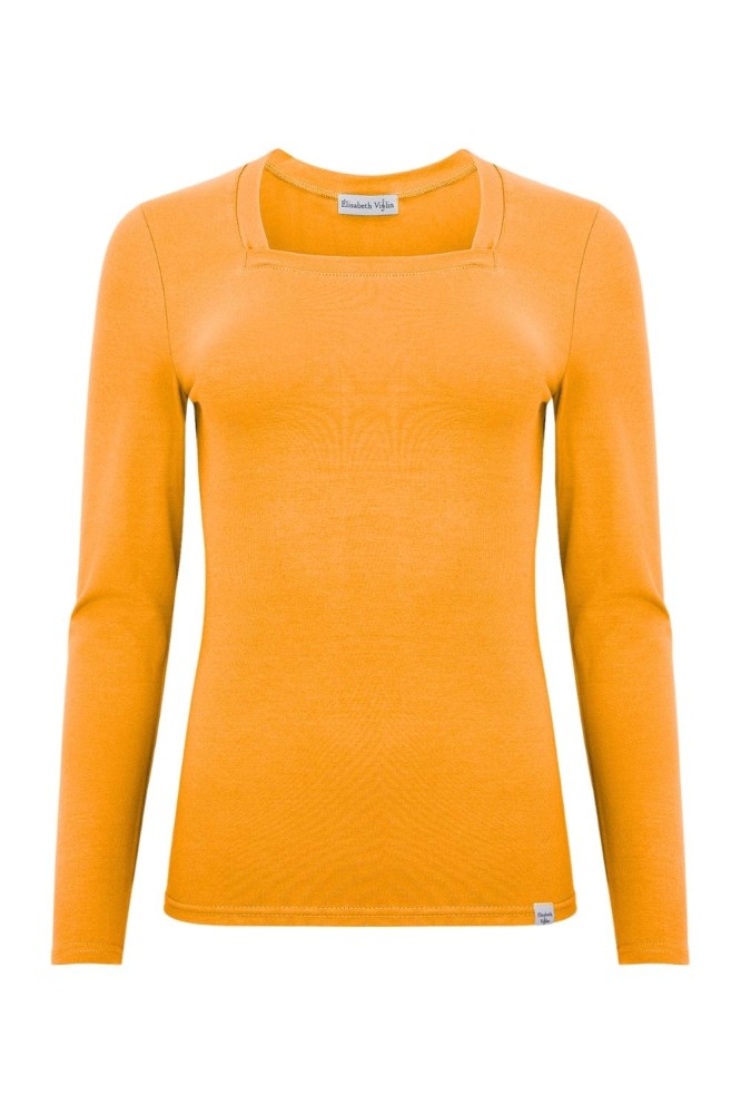 ERICA z długimi rękawami Butterscotch przód.jpg