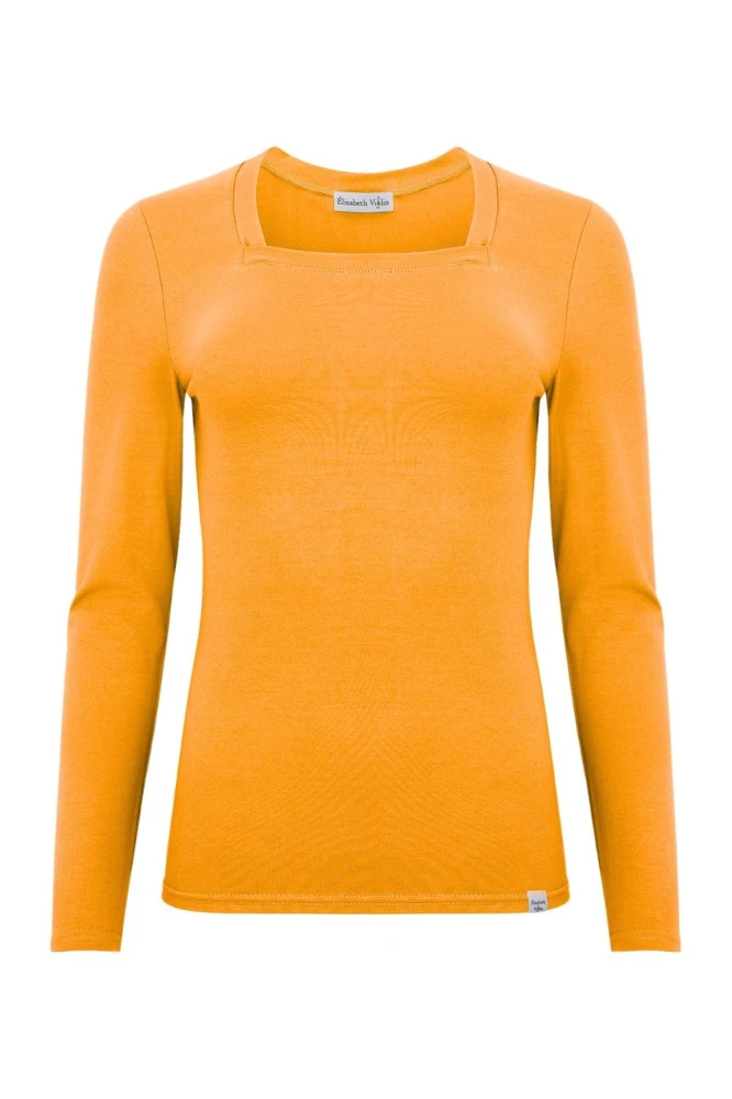 ERICA z długimi rękawami Butterscotch przód.jpg
