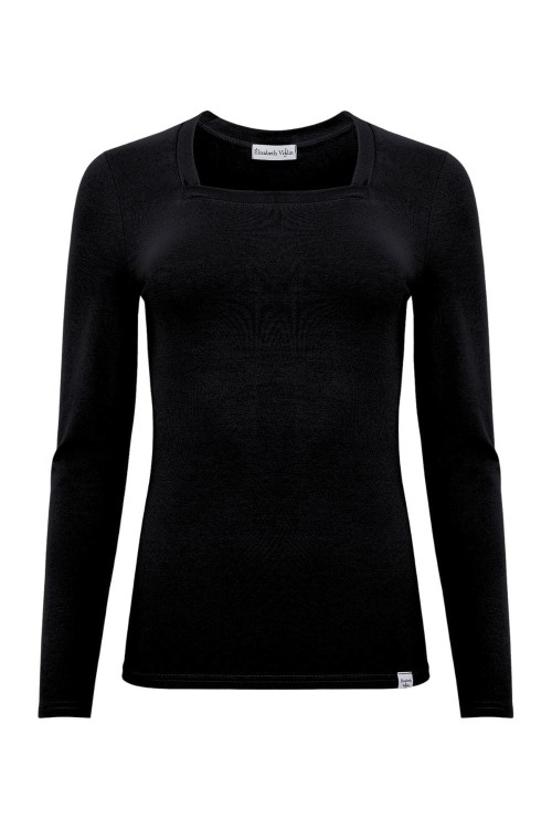 ERICA z długimi rękawami Black przód.jpg