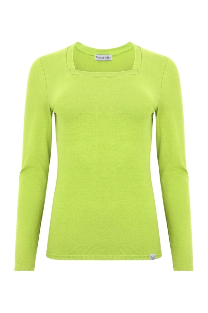 ERICA z długimi rękawami Green Glow przód.jpg