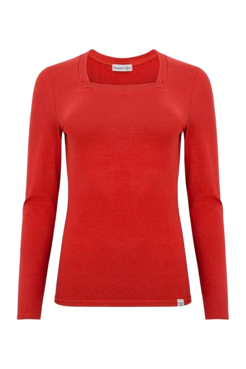 ERICA z długimi rękawami Mars Red przód.jpg