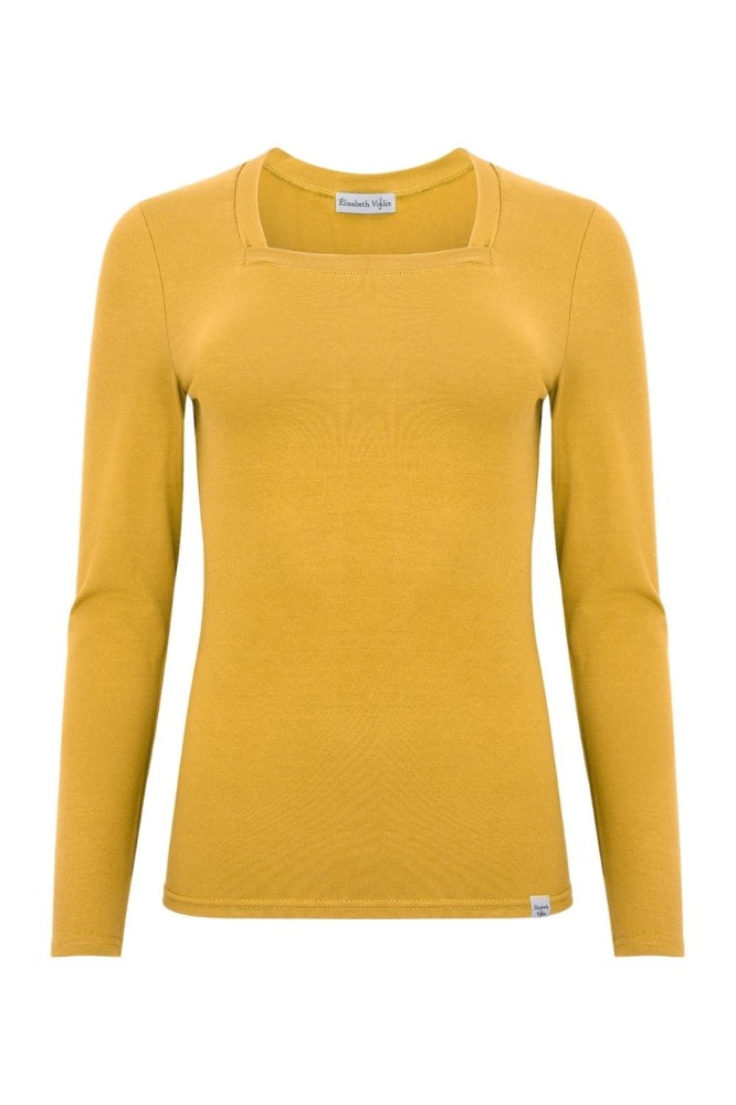 ERICA z długimi rękawami Mineral Yellow przód.jpg