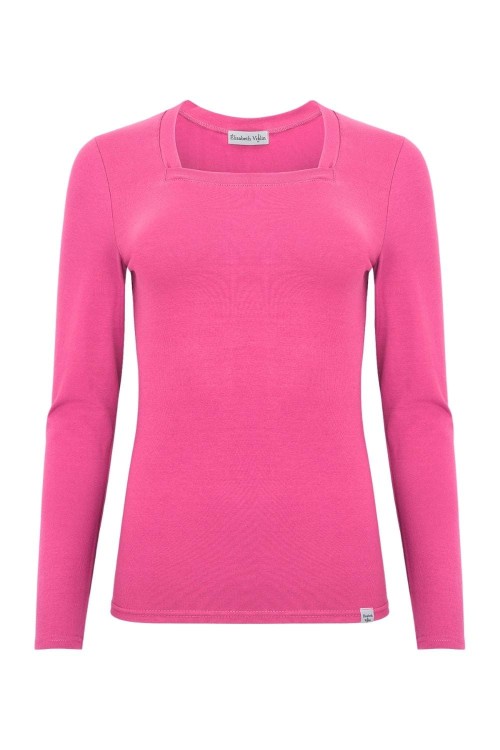 ERICA z długimi rękawami Shocking Pink przód.jpg
