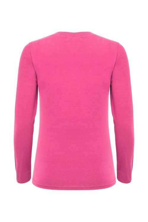 ERICA z długimi rękawami Shocking Pink tył.jpg