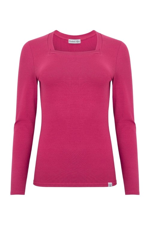 ERICA z długimi rękawami Pink Peacock przód.jpg