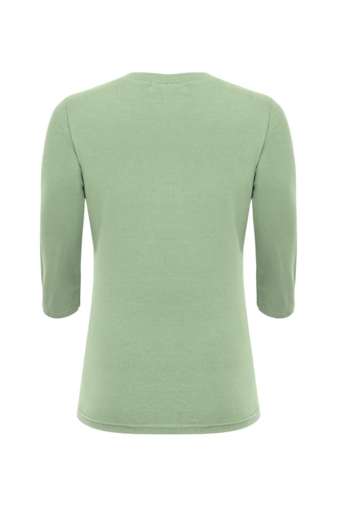 ERICA z rękawami 3:4 Iceberg Green tył.jpg