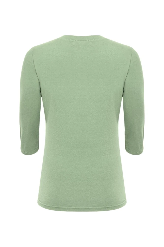 ERICA z rękawami 3:4 Iceberg Green tył.jpg