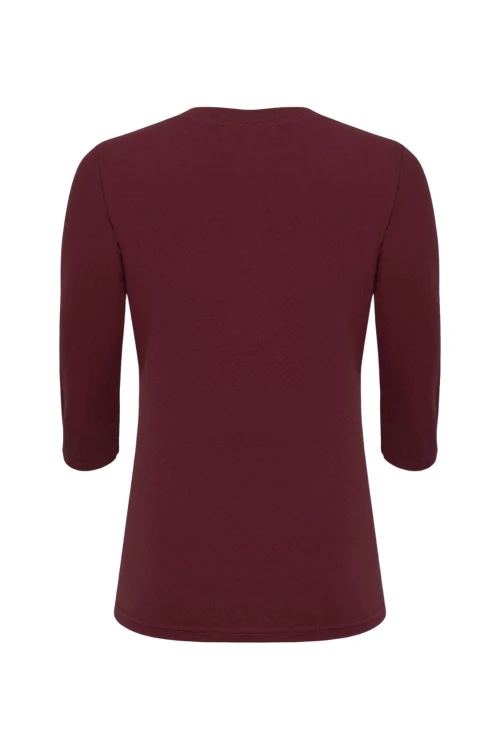 ERICA z rękawami 3:4 Windsor Wine tył.jpg