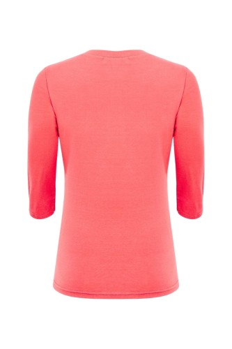 ERICA z rękawami 3:4 Tea Rose tył.jpg