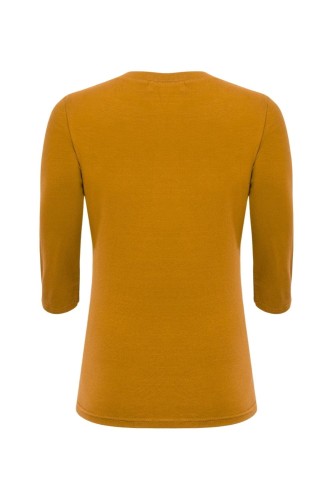 ERICA z rękawami 3:4 Sudan Brown tył.jpg