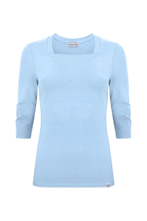 ERICA z rękawami 3:4 Dusk Blue przód.jpg