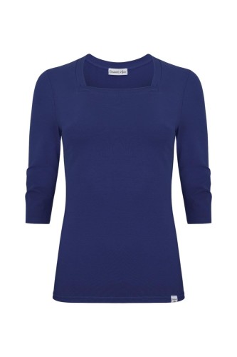 ERICA z rękawami 3:4 Sodalite Blue przód.jpg