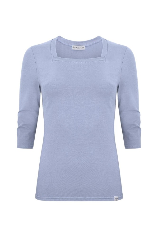 ERICA z rękawami 3:4 Faded Denim przód.jpg