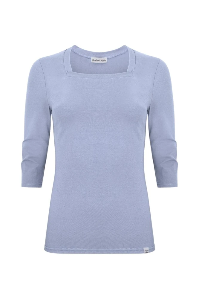 ERICA z rękawami 3:4 Faded Denim przód.jpg