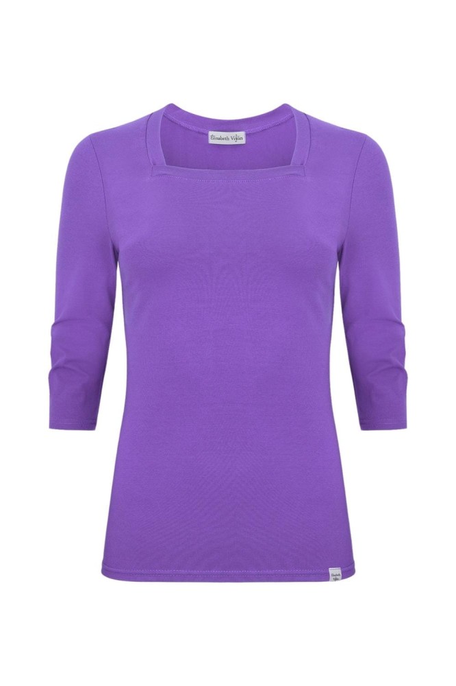 ERICA z rękawami 3:4 Ultra Violet przód.jpg