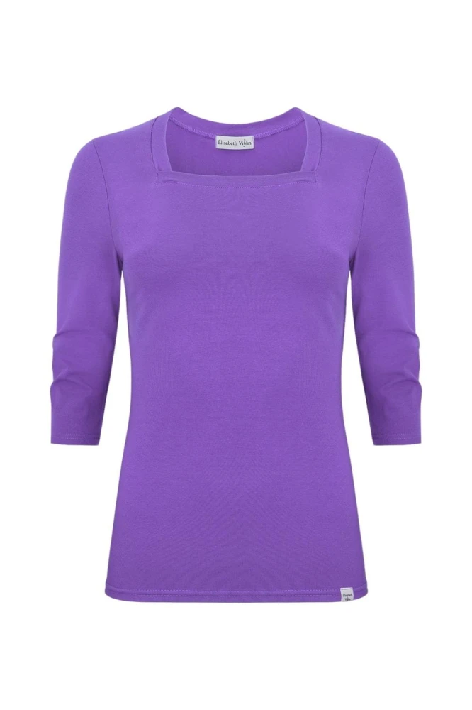 ERICA z rękawami 3:4 Ultra Violet przód.jpg