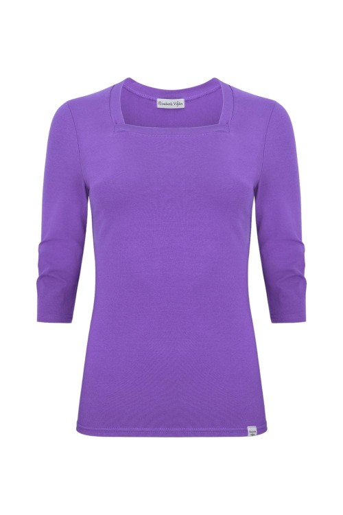 ERICA z rękawami 3:4 Ultra Violet przód.jpg