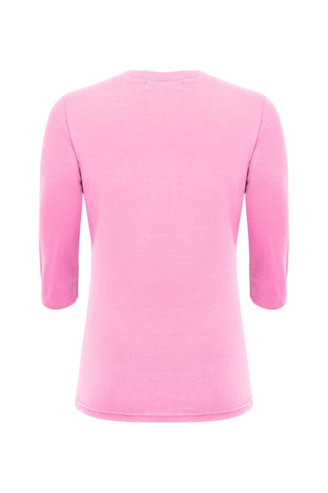 ERICA z rękawami 3:4 Sea Pink tył.jpg