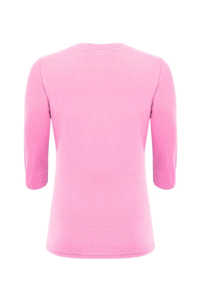 ERICA z rękawami 3:4 Sea Pink tył.jpg