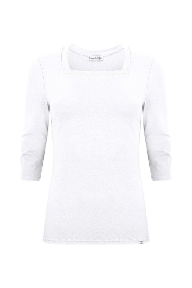 ERICA z rękawami 3:4 Brilliant White przód.jpg