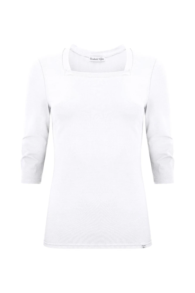 ERICA z rękawami 3:4 Brilliant White przód.jpg