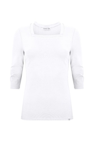 ERICA z rękawami 3:4 Brilliant White przód.jpg